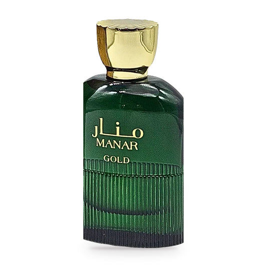 Manar Gold by Athoor Al Alam 100ml bottle and box