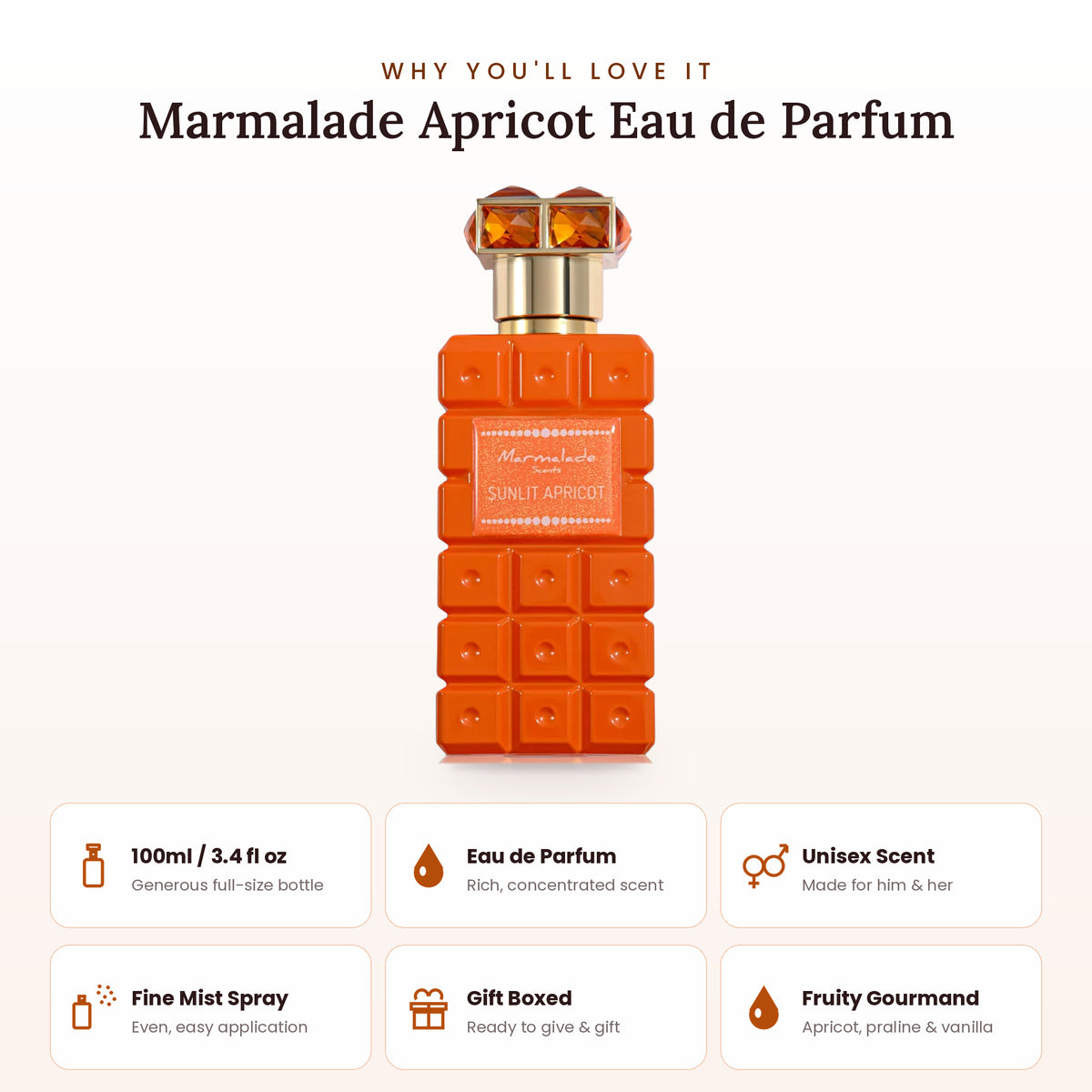 Marmalade Apricot key features