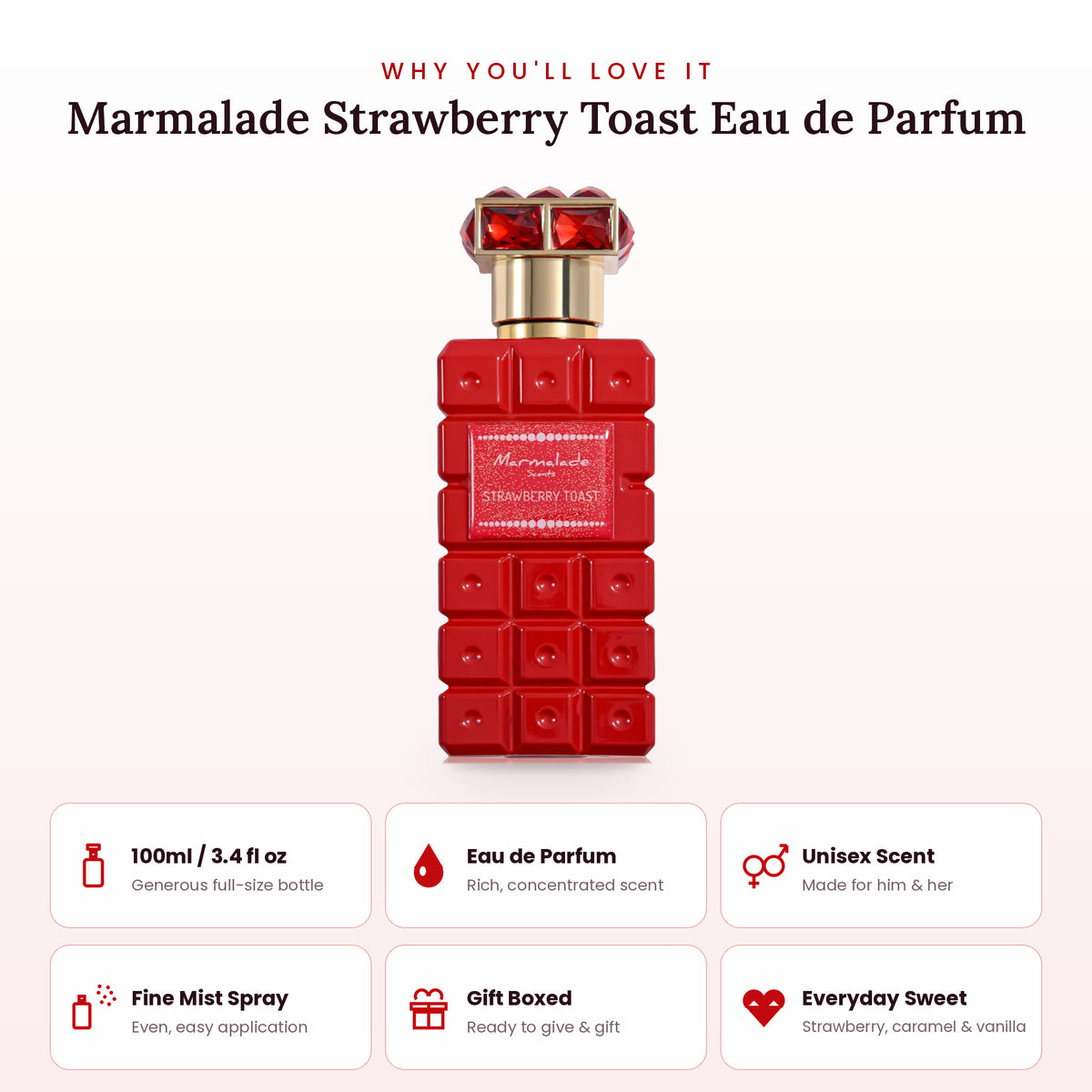 Marmalade Strawberry Toast key features