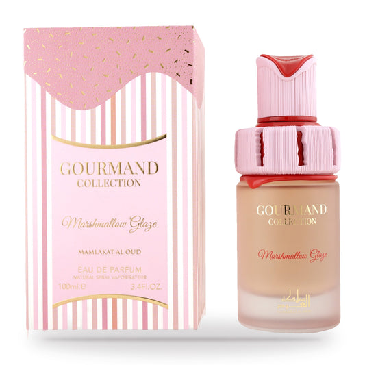 Marshmallow Glaze by Mamlakat Al Oud 100ml bottle and box