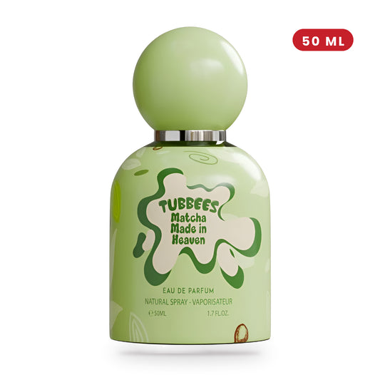 Matcha Made In Heaven by Tubbees 50ml bottle and box
