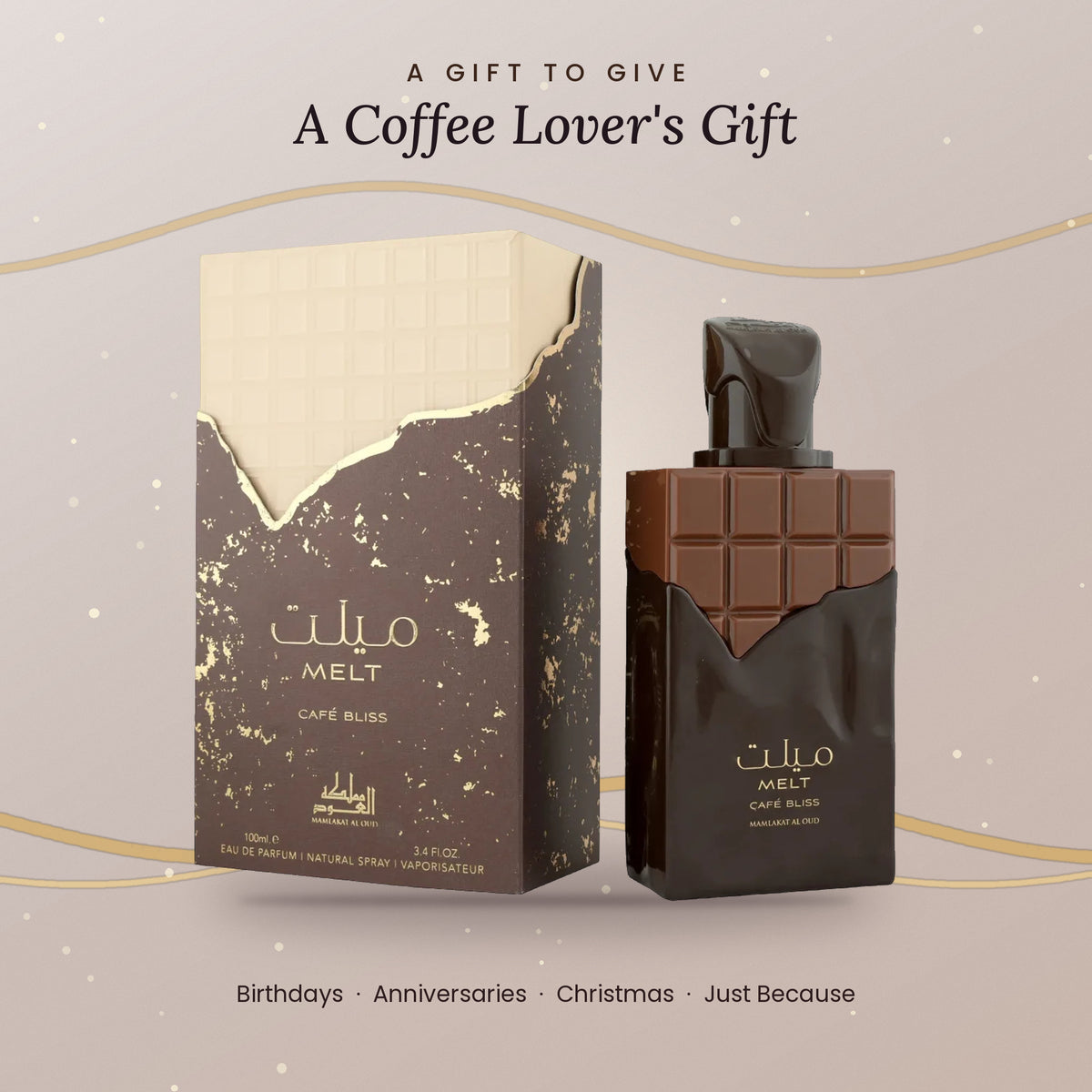 Melt Café Bliss gift ready perfume