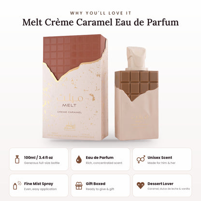 Melt Crème Caramel key features
