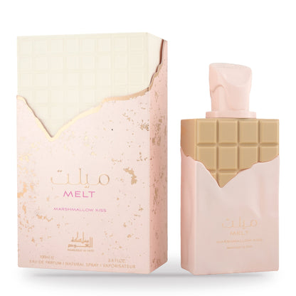 Melt Marshmallow Kiss by Mamlakat Al Oud 100ml bottle and box