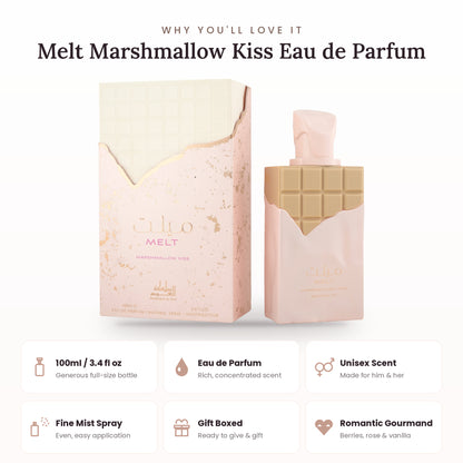 Melt Marshmallow Kiss key features