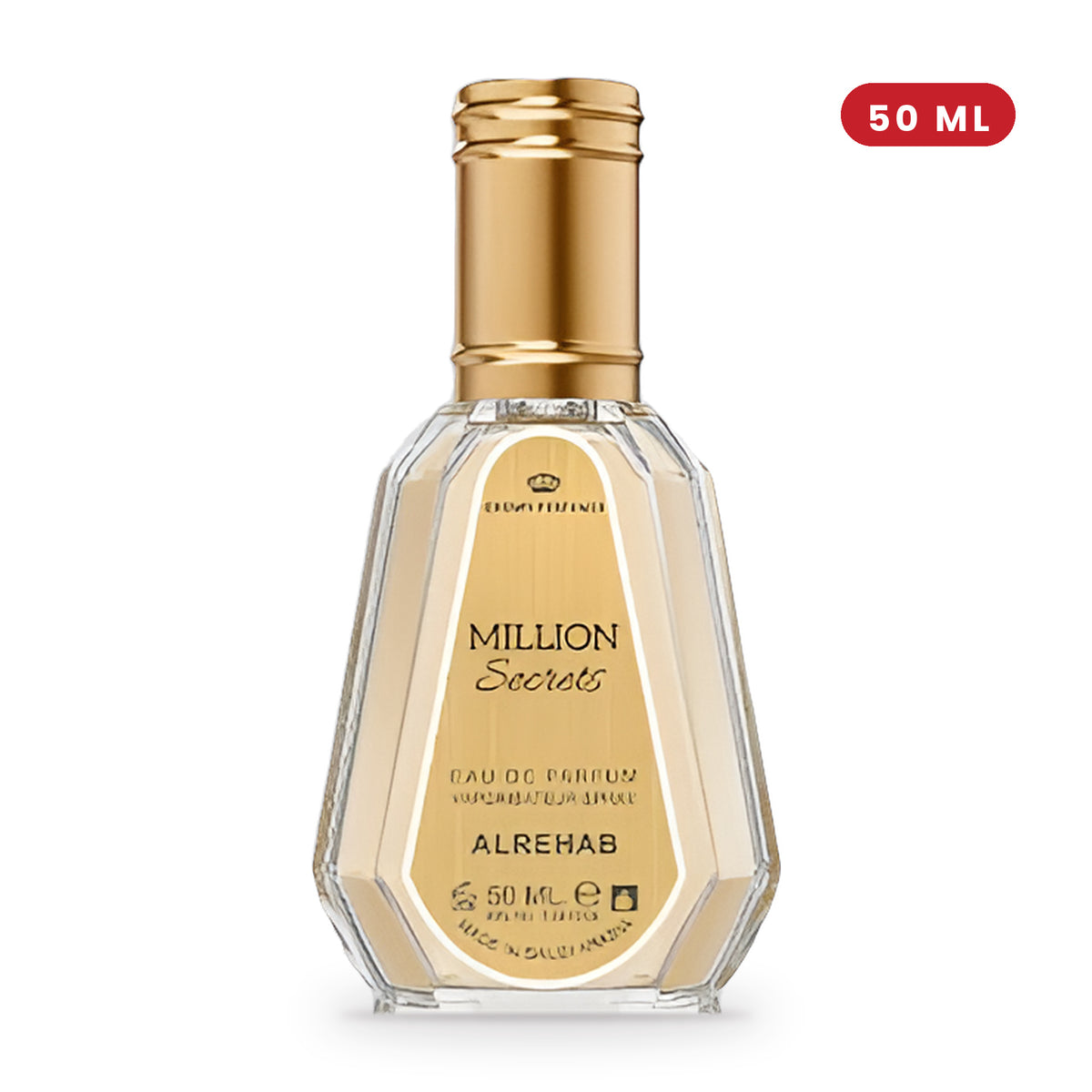 Million Secrets by Al Rehab 50ml bottle and box