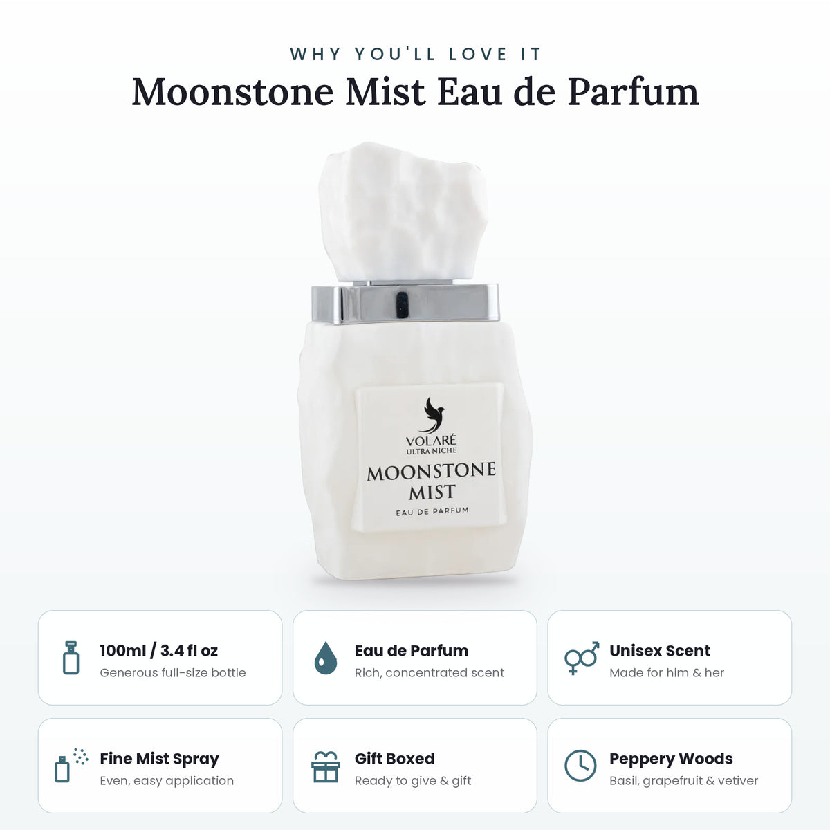 Moonstone Mist key features