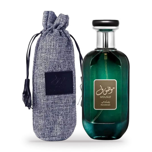 Mousuf Ramadi by Ard Al Zaafaran 100ml bottle and box