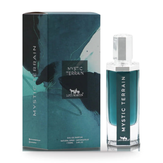 Mystic Terrain by Loui Martin 100ml bottle and box