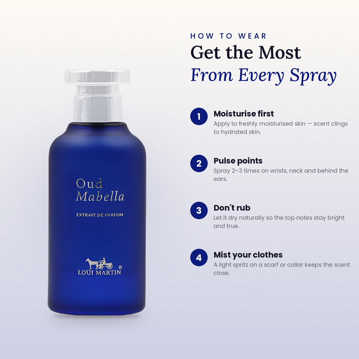 How to wear Oud Mabelle