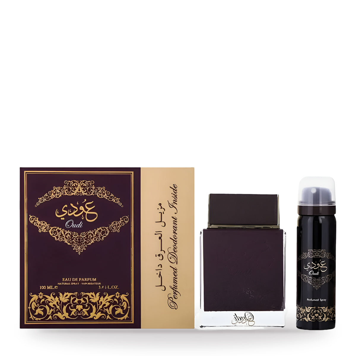 Oudi by Ard Al Zaafaran 100ml bottle and box