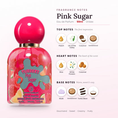 Pink Sugar fragrance notes – top, heart and base