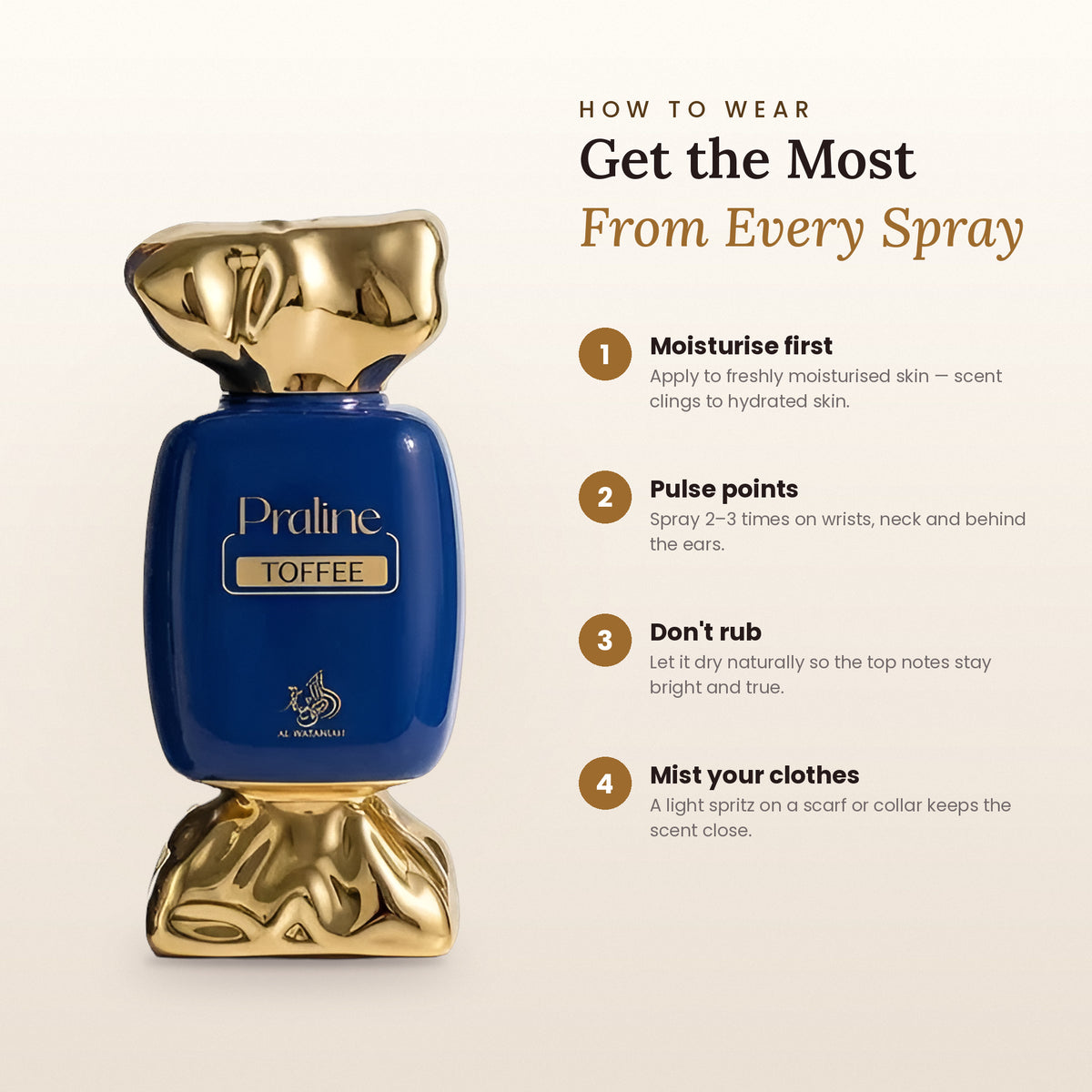 How to wear Praline Toffee