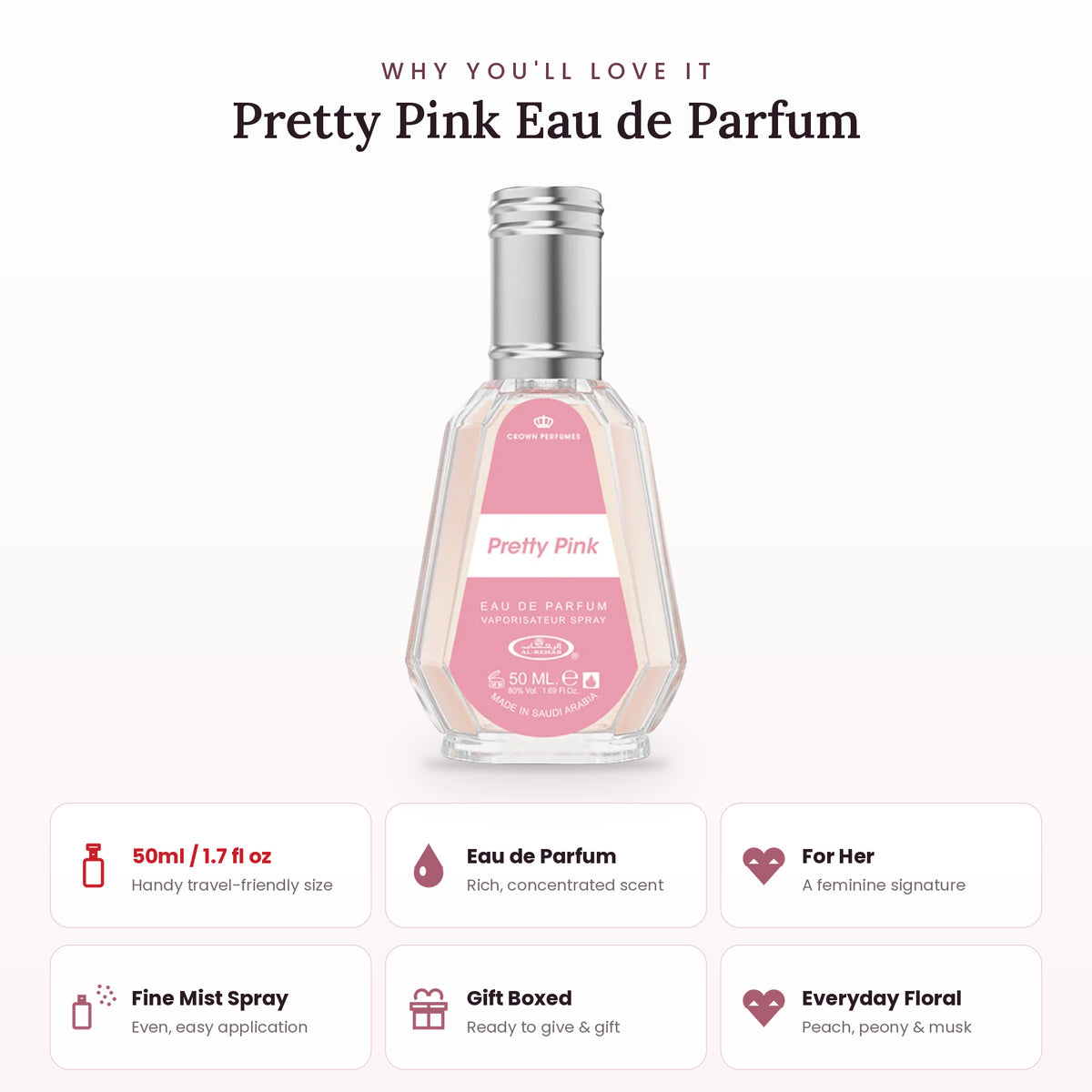 Pretty Pink key features