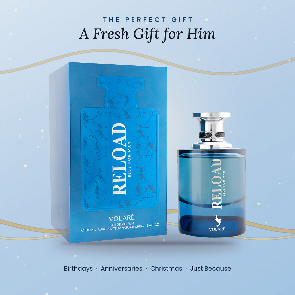 Reload Blue for Man gift ready perfume