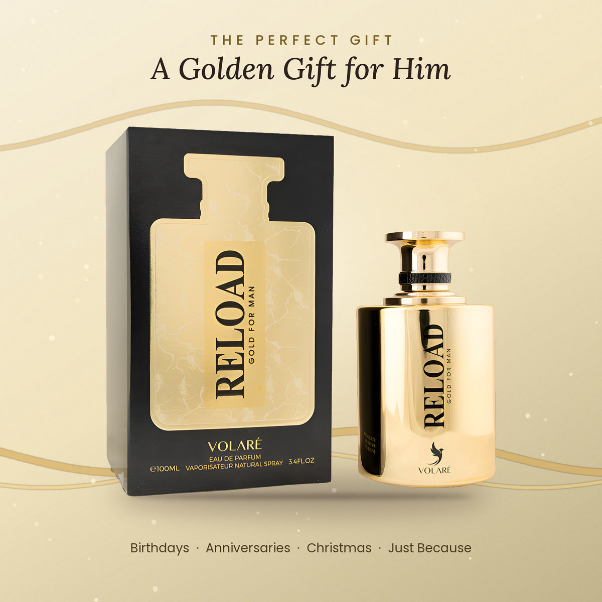 Reload Gold for Man gift ready perfume