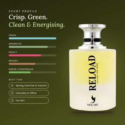 Reload Silver for Man scent profile