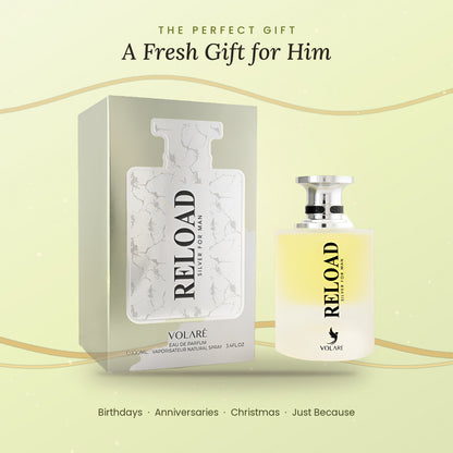 Reload Silver for Man gift ready perfume