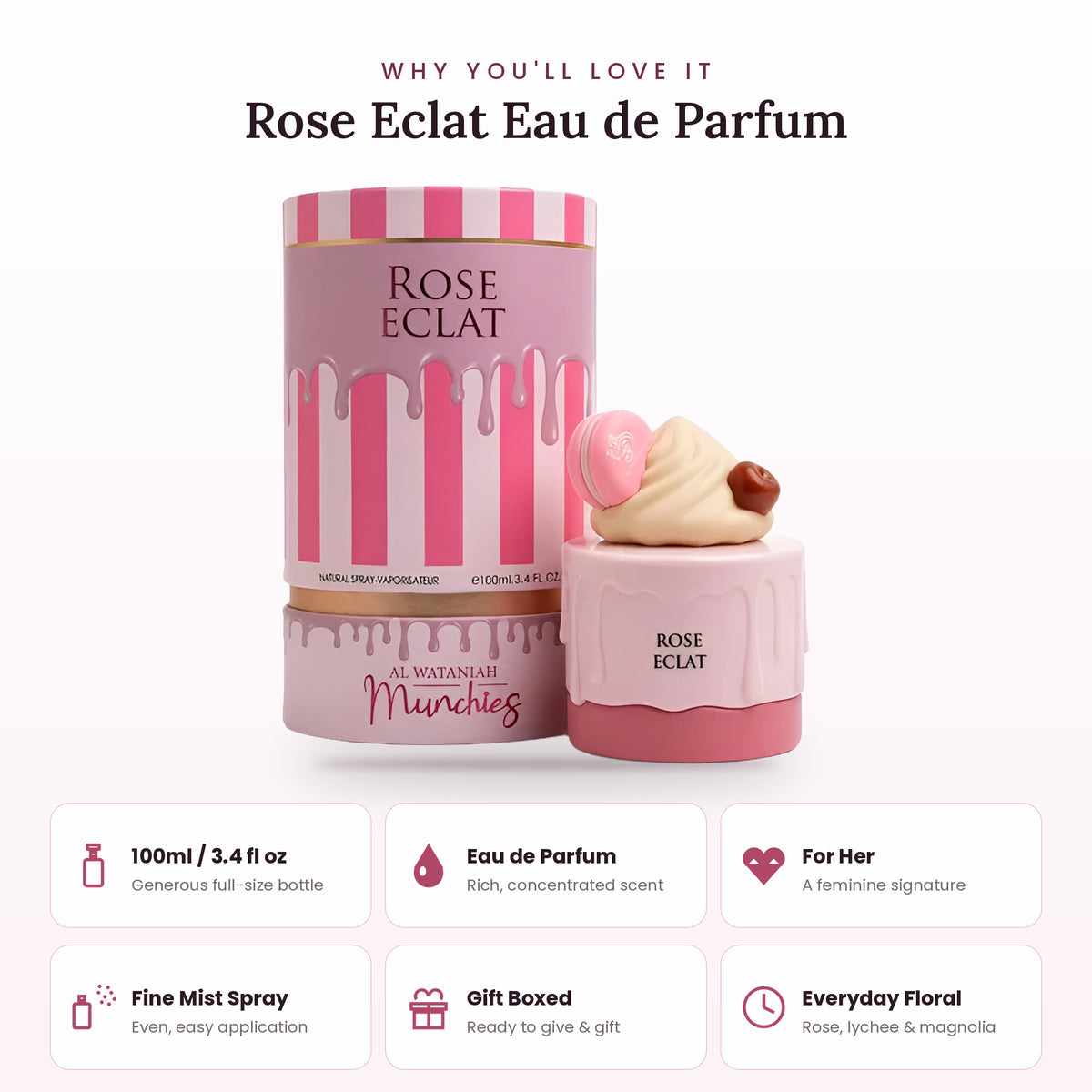 Rose Eclat key features