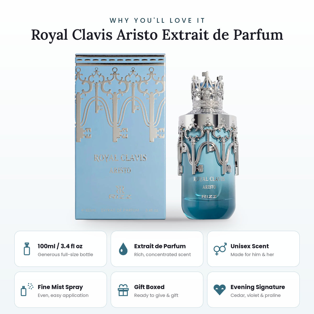 Royal Clavis Aristo key features