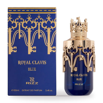 Royal Clavis Blue by Shaikh Saeed 100ml bottle and box