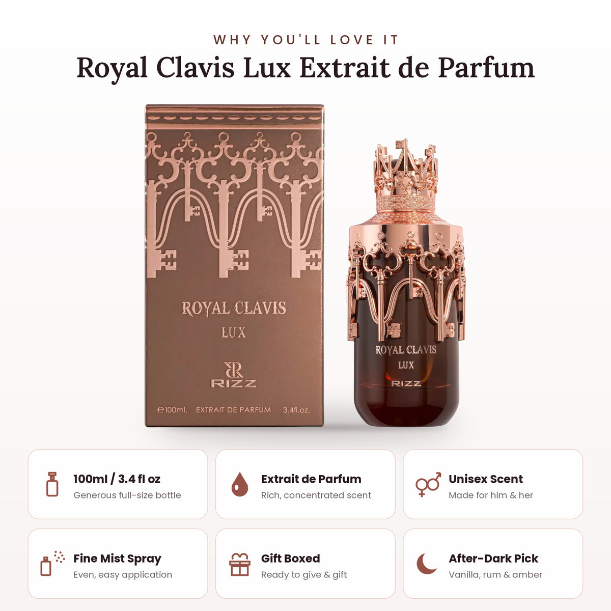 Royal Clavis Lux key features