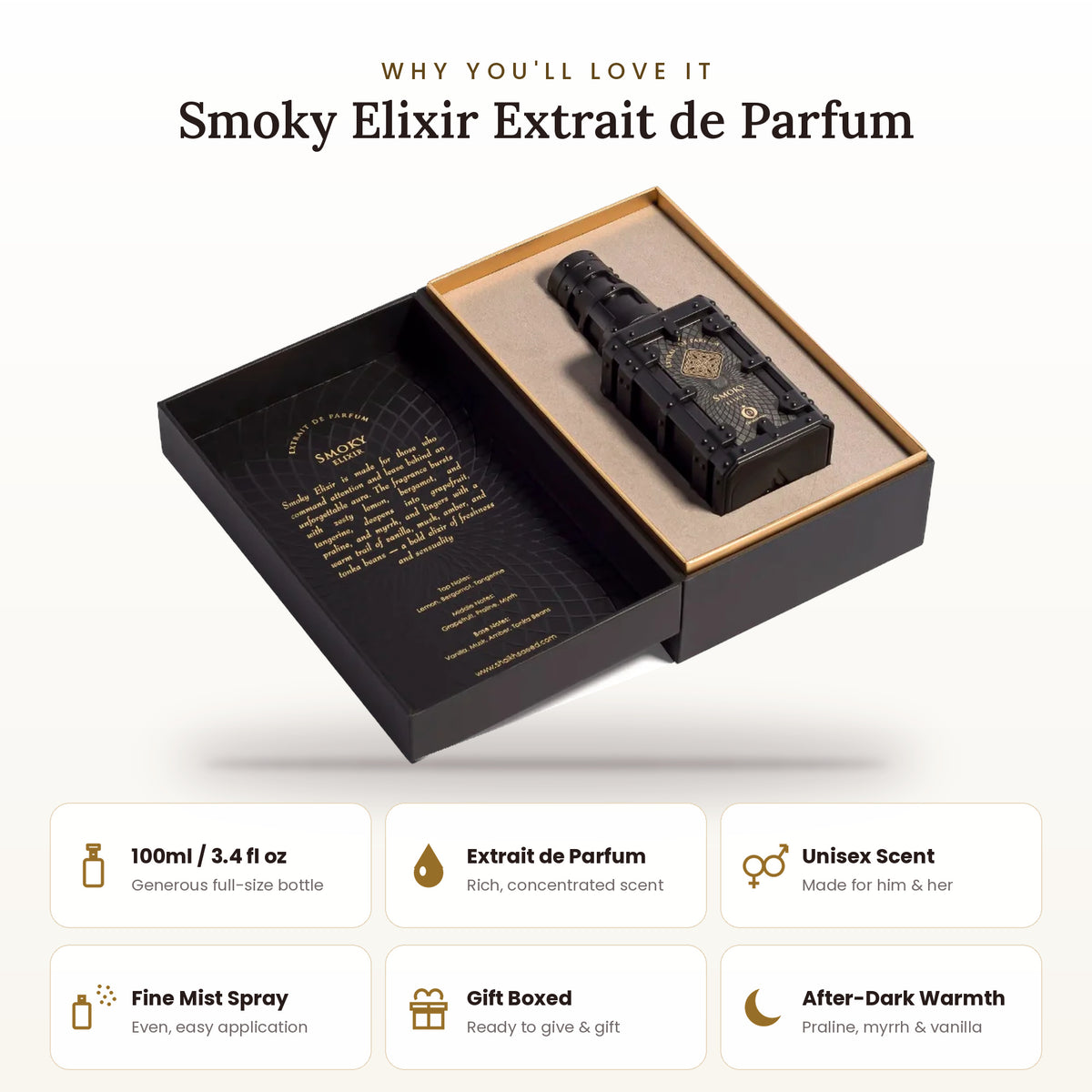 Smoky Elixir key features