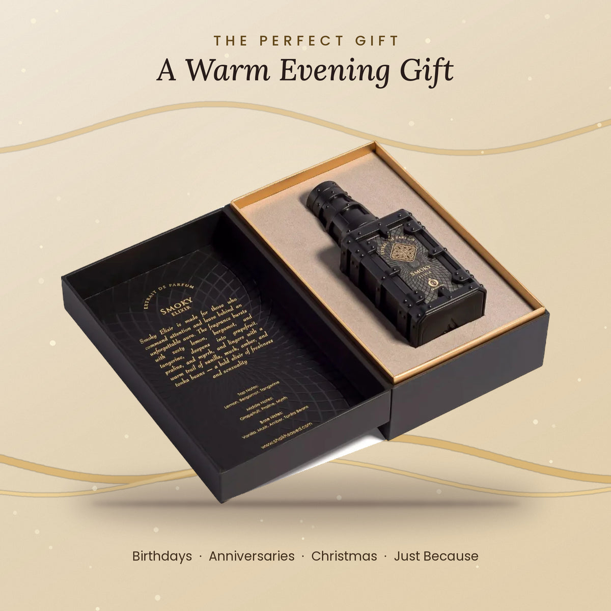 Smoky Elixir gift ready perfume