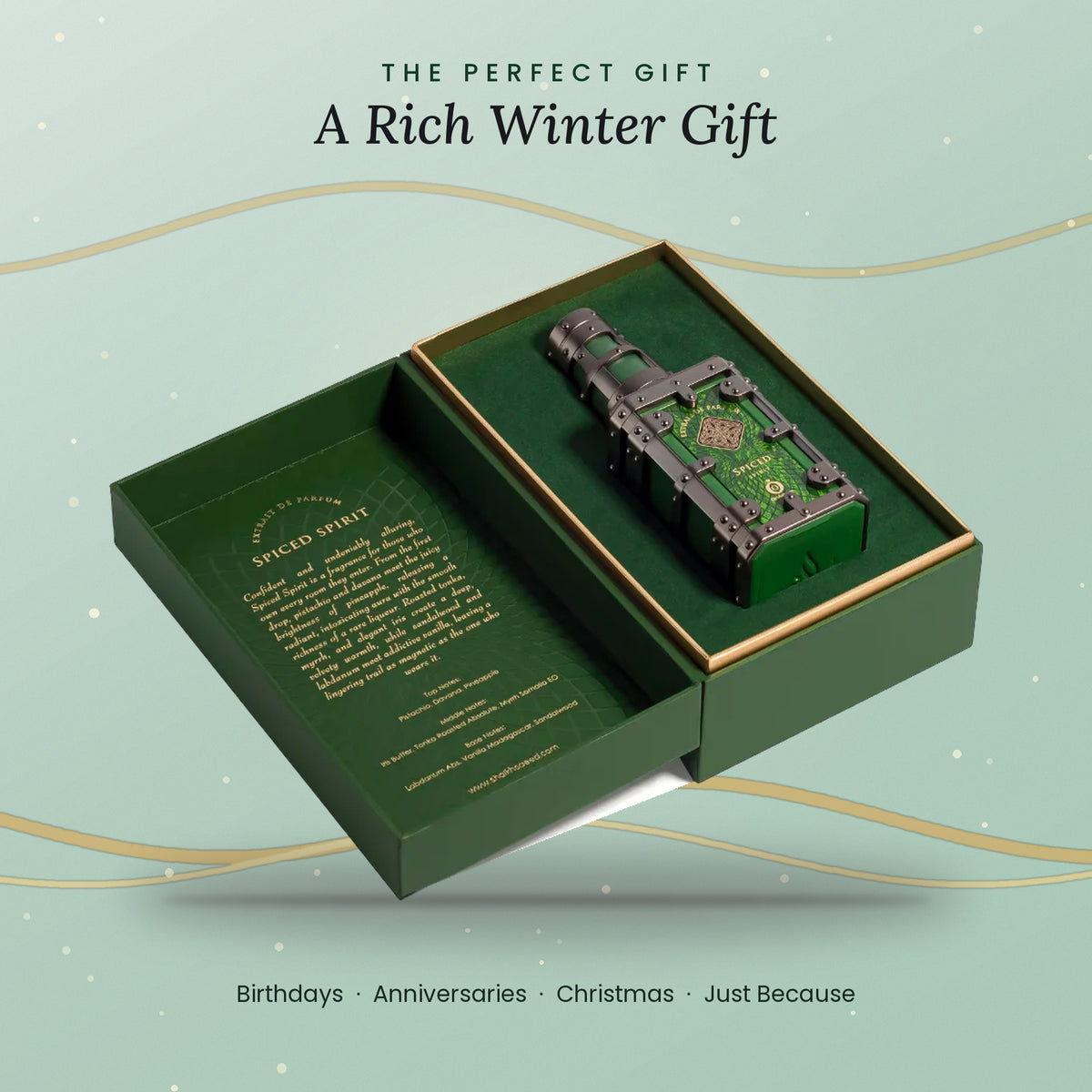 Spiced Spirit gift ready perfume