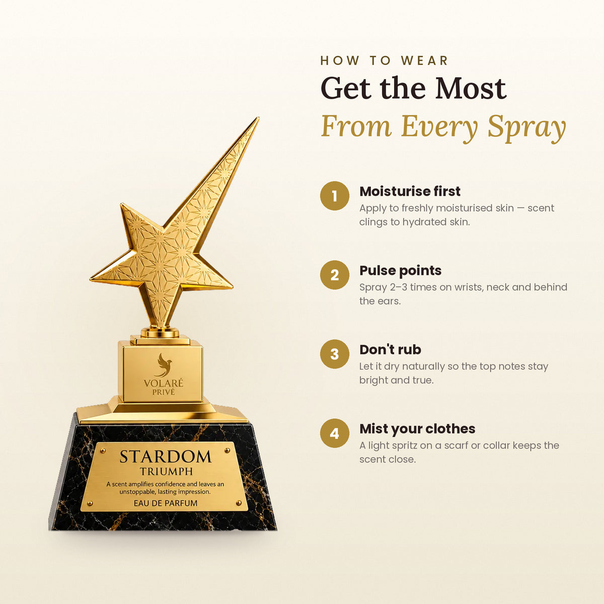 How to wear Stardom Triumph