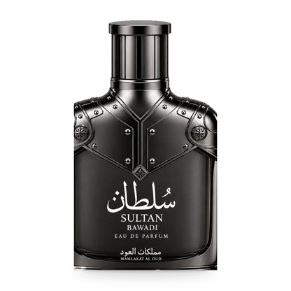 Sultan Bawadi by Mamlakat Al Oud 100ml bottle and box