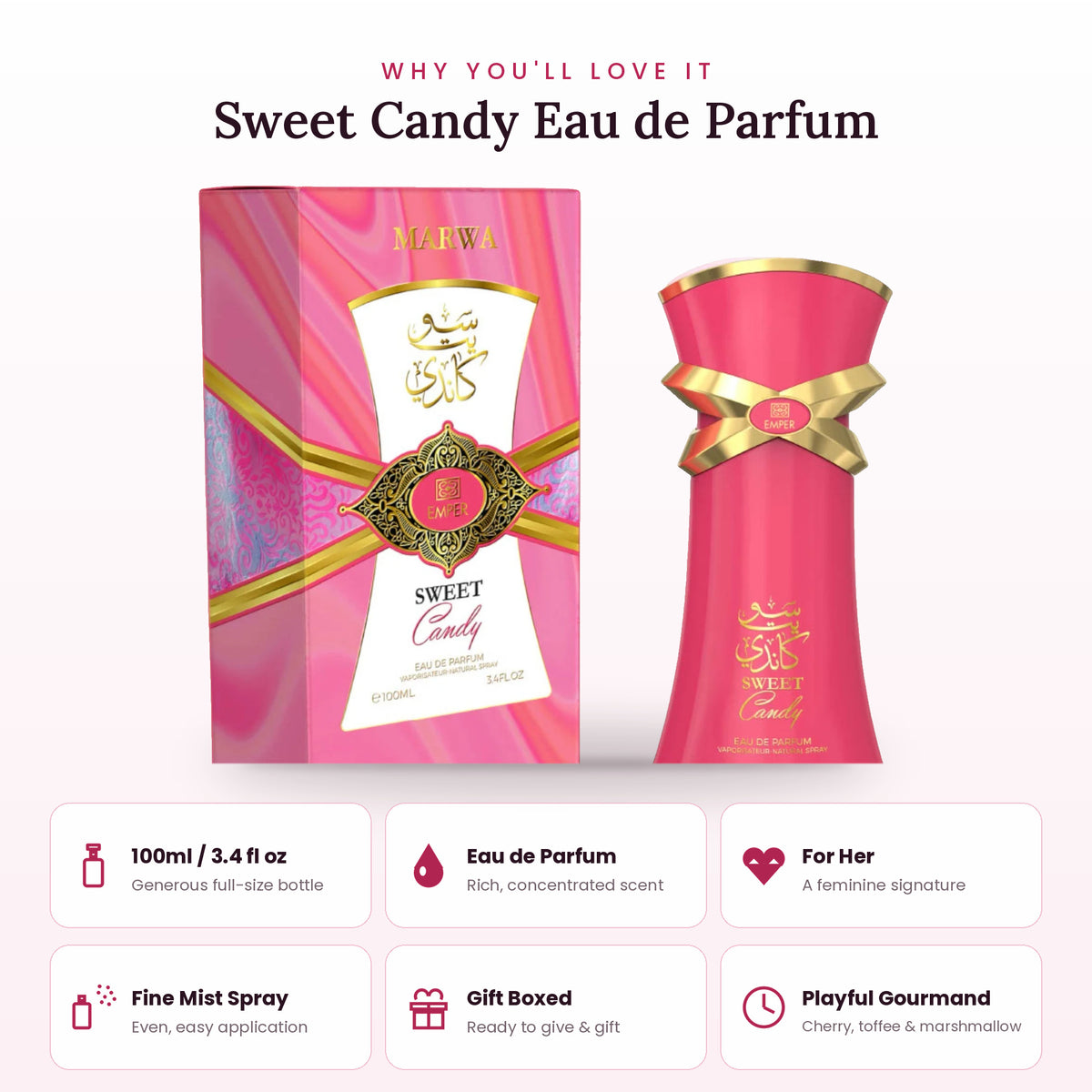 Sweet Candy key features