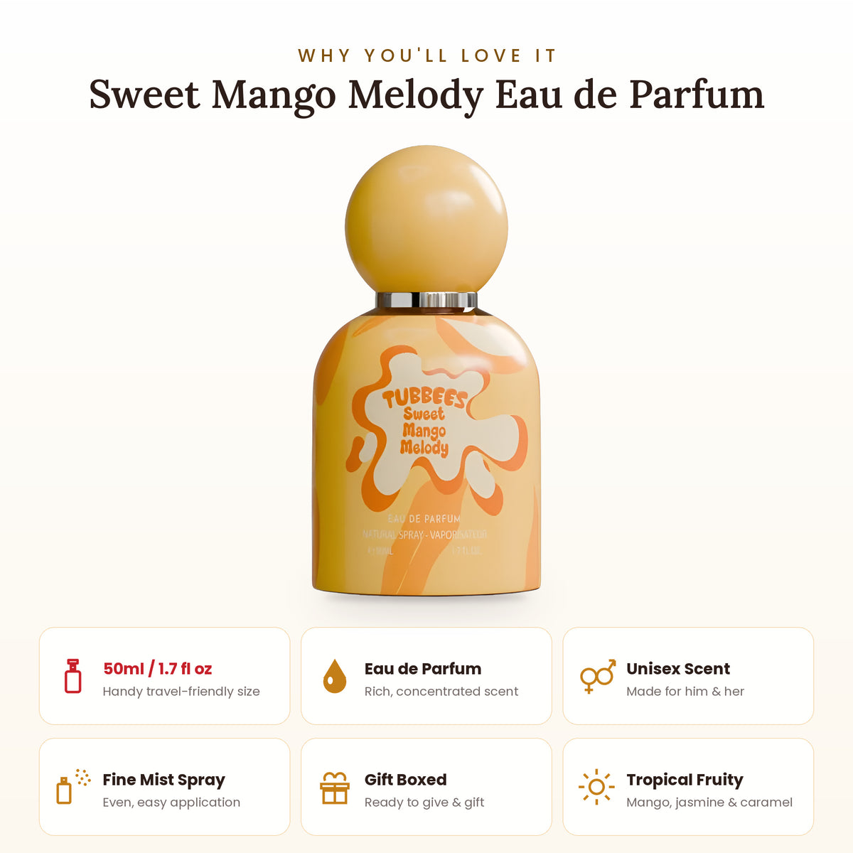 Sweet Mango Melody key features