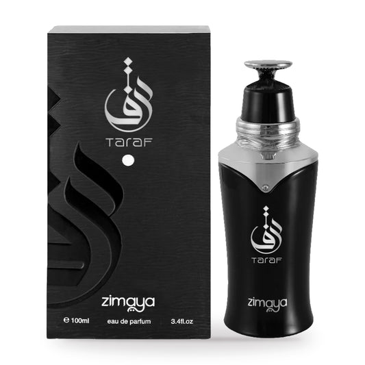 Taraf Black by Zimaya 100ml bottle and box