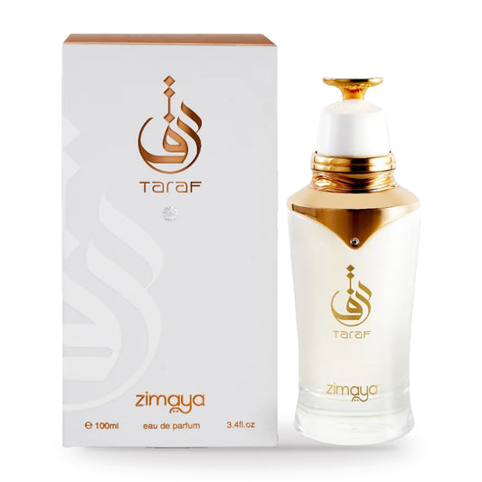 Taraf White by Zimaya 100ml bottle and box