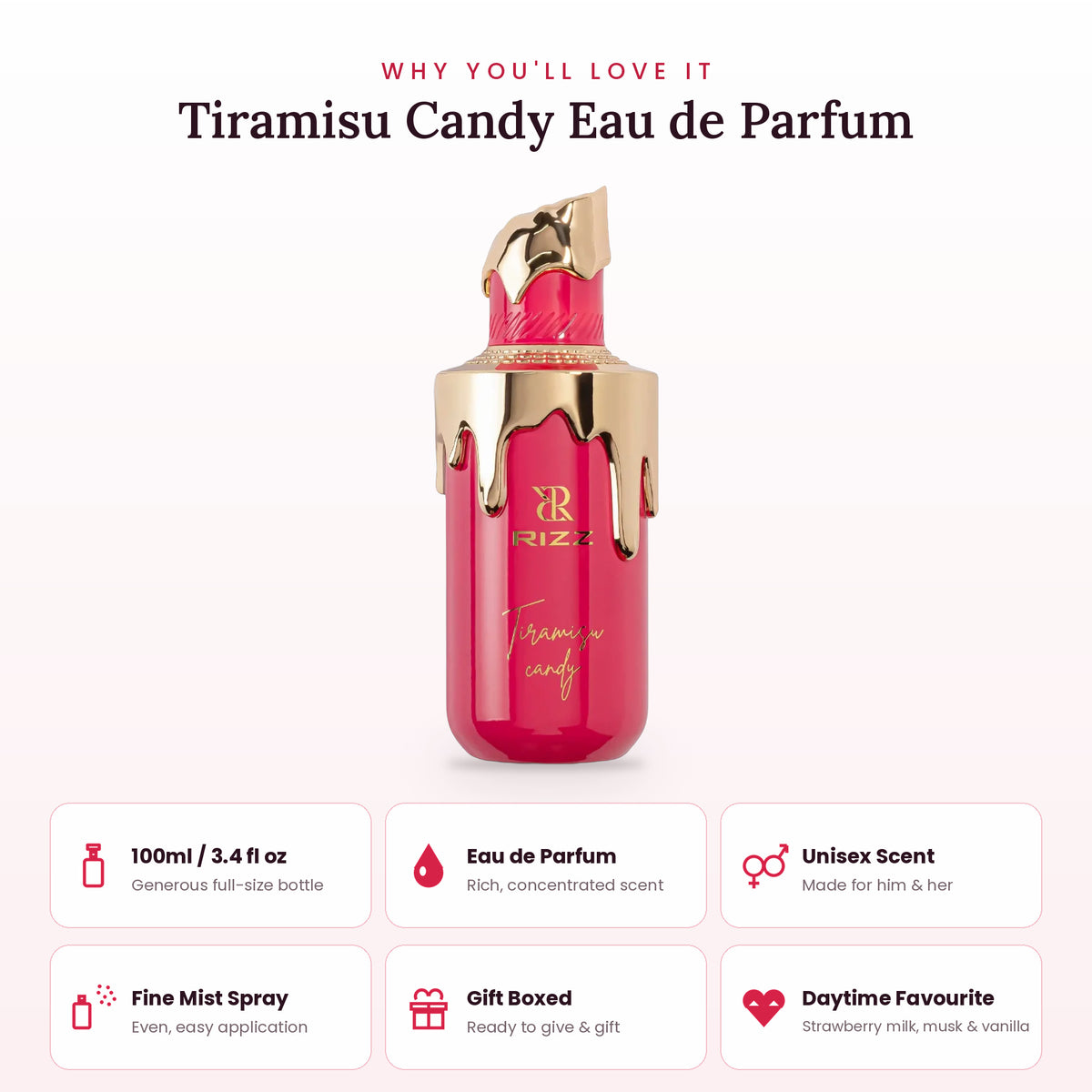 Tiramisu Candy key features