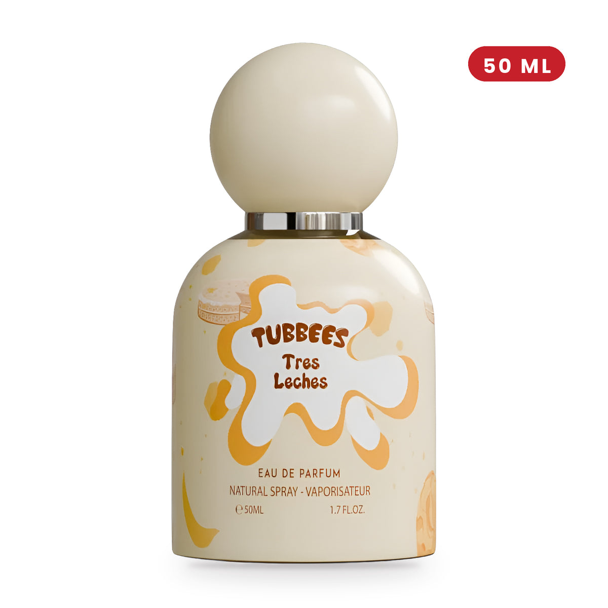 Tres Leches by Tubbees 50ml bottle and box