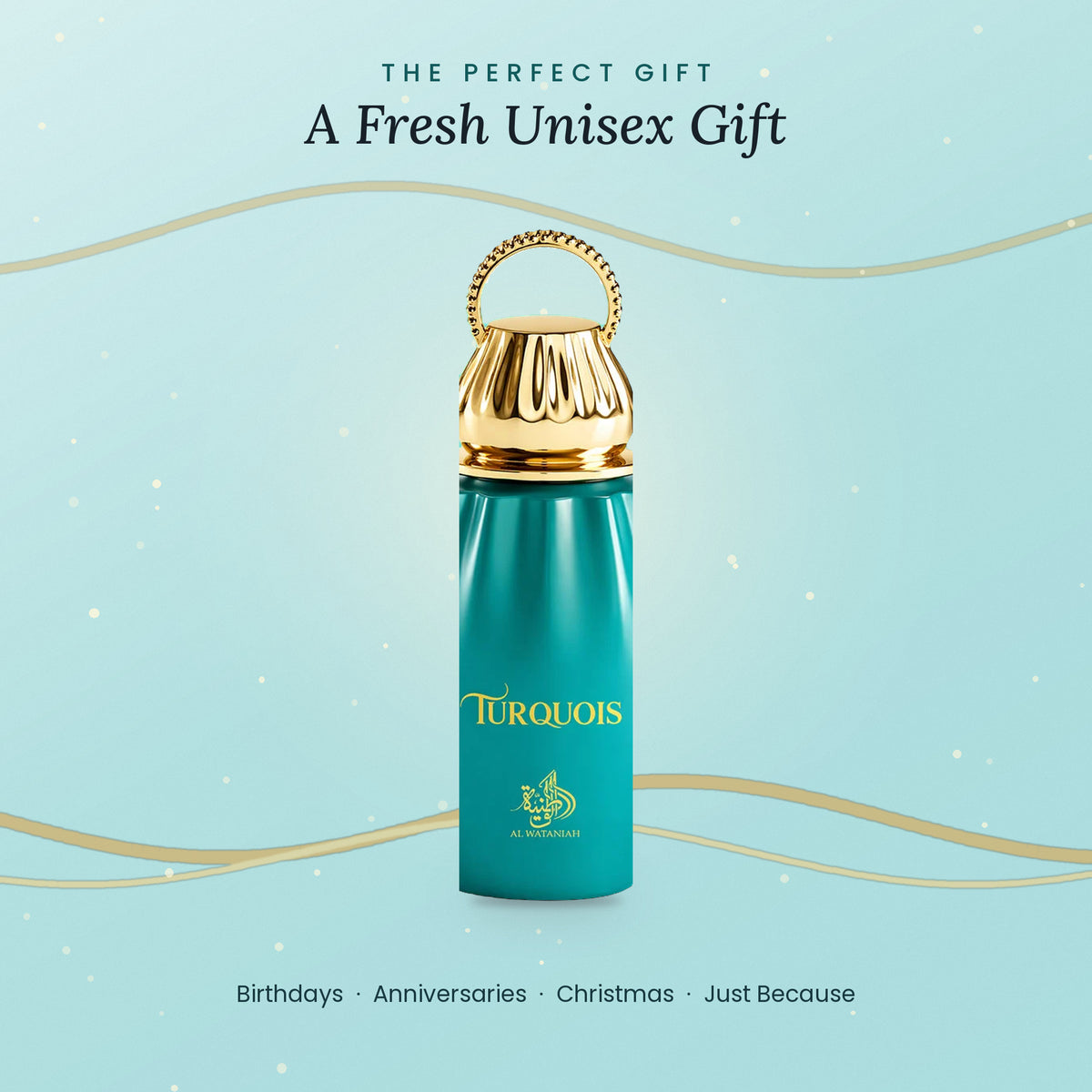 Turquois gift ready perfume