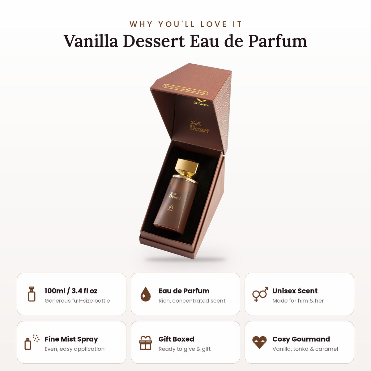 Vanilla Dessert key features