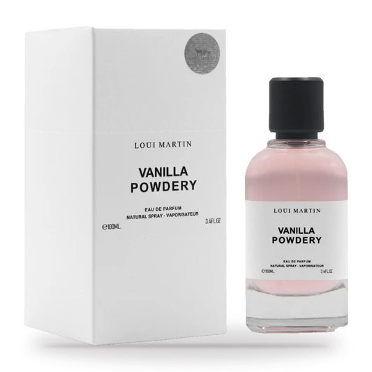 Vanilla Powdery by Loui Martin 100ml bottle and box