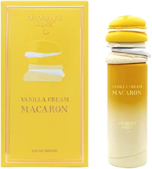 Arabiyat Sugar Vanilla Cream Macaron EDP Eau de Parfum For Men & Women Unisex Fragrance 100 ml, Made in UAE
