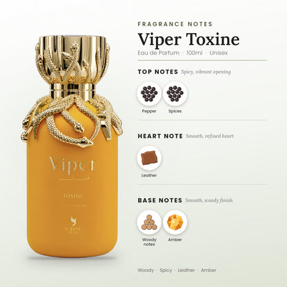 Viper Toxine fragrance notes – top, heart and base