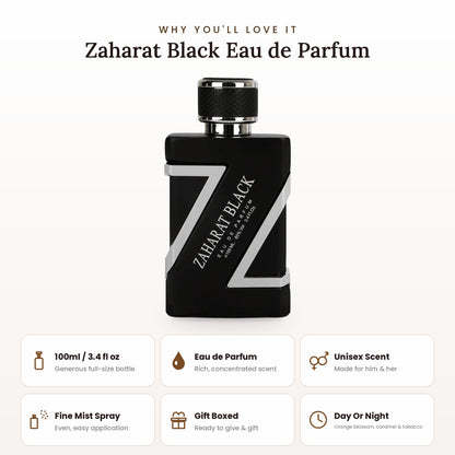 Zaharat Black key features