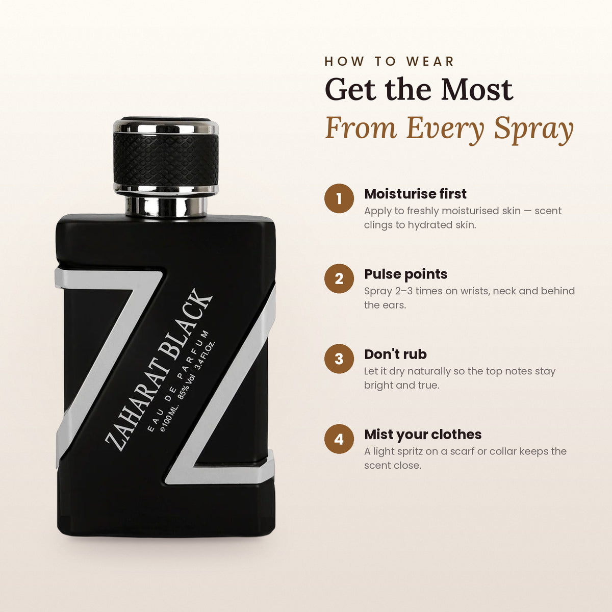 How to wear Zaharat Black