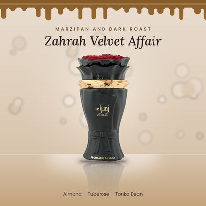 Zahrah Velvet Affair by Mamlakat Al Oud lifestyle
