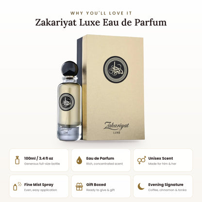 Zakariyat Luxe key features